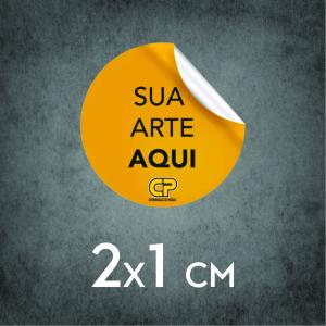 ADESIVO 2X1 CM 100 UNIDADES     