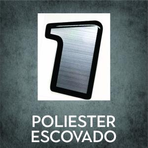 ADESIVO RESINADO POLIESTER ESCOVADO selecione +detalhes para colocar a medida desejada e o calculo será feito automaticamente     