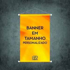 BANNER PERSONALIZADO LONA FOSCA    selecione +detalhes para colocar a medida desejada e o calculo será feito automaticamente 