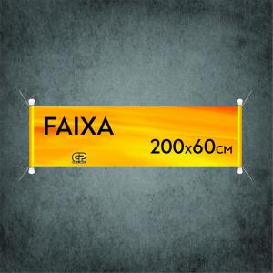 FAIXA 200 X 60 LONA FOSCA     