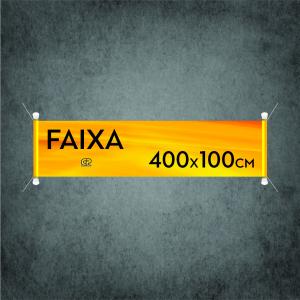 FAIXA 400 X 100 LONA FOSCA     