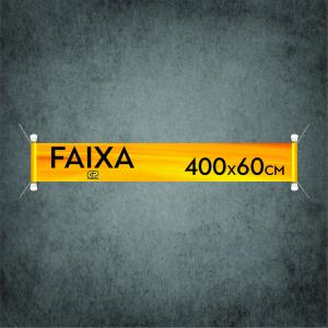 FAIXA 400 X 60 LONA FOSCA     