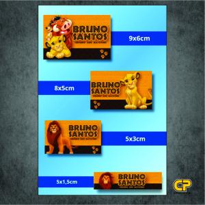 KIT 3  35 UNID. 9x6CM - 35 UNID. 8x5CM - 35 UNID. 5x3CM -    